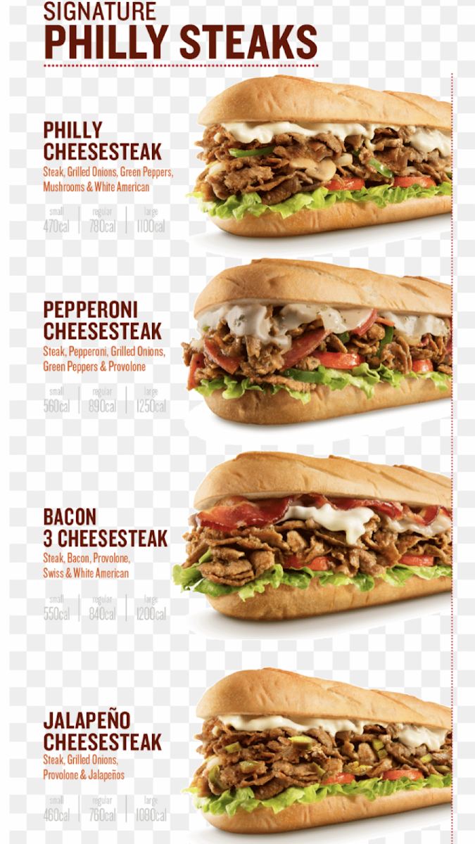 Charleys Cheesesteaks and Wings Menu - Image 4